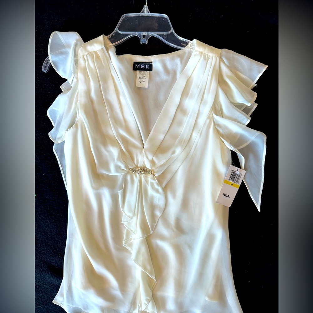 MSK EVENING BLOUSE NEW WITH TAGS